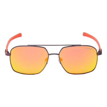Formula Zonnebril unisex vierkant cat. 4 oranje