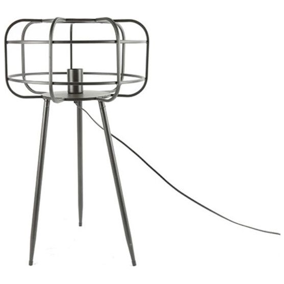 Load image into Gallery viewer, Hi-point Hugo tafellamp 37 x 37 x 65 cm E27 RVS zwart
