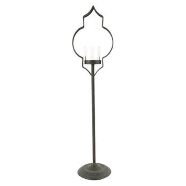 Hi-point Sahar L waxinelichthouder 77,2 cm nikkel zwart