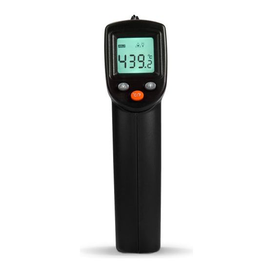 Load image into Gallery viewer, Cozze Thermometer infrarood tot 530 °C oranje zwart
