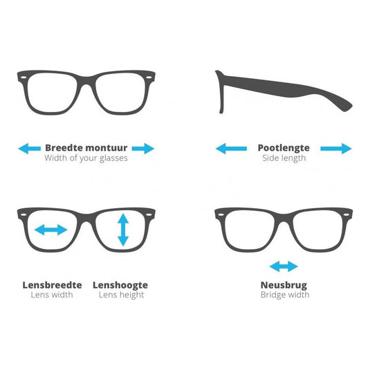 Cwi Leesbril unisex rechthoekig bruin (CWI4000) sterkte +2.5