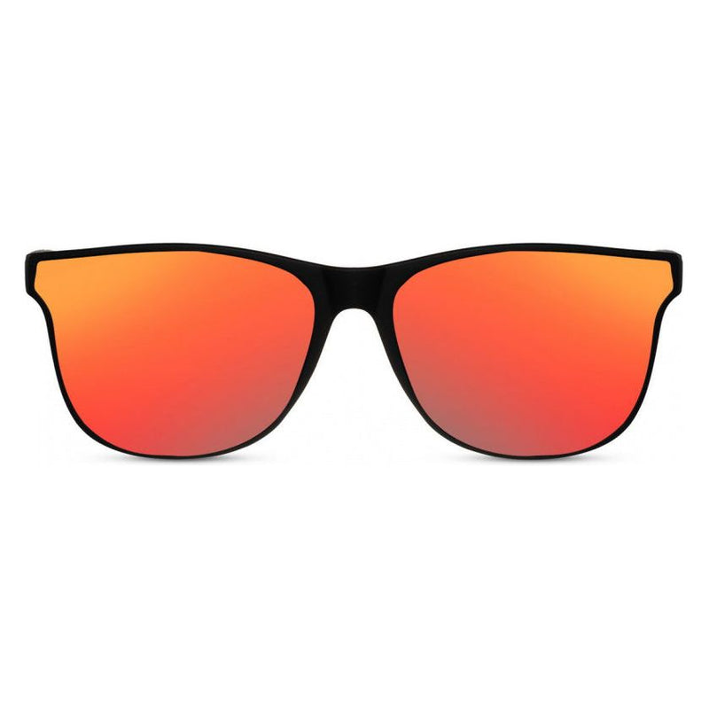 Load image into Gallery viewer, Cwi Zonnebril unisex volledig omrand cat. 3 zwart rood
