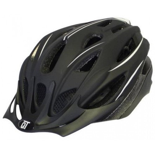 bicycle helmet fuse unisex matt black/white size m