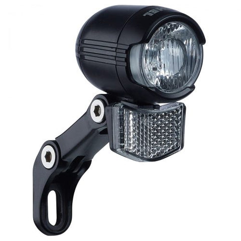 Buchel shiny 40 led koplamp naafdynamo aan uit 40 lux