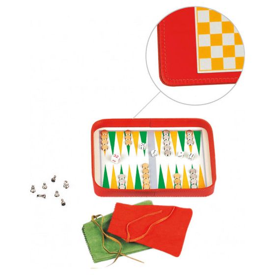 Load image into Gallery viewer, Dal negro Reisspellen set 28 x 24 cm 5-delig oranje groen
