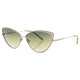 Daniel hechter Zonnebril DHS232 dames cat-eye cat. 3 staal glas groen