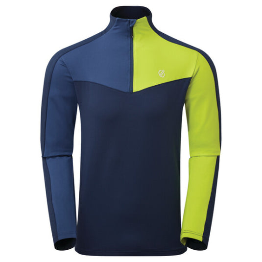 Dare 2b Longsleeve Depose heren polyester blauw lime maat XS
