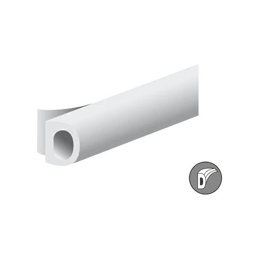 Ellen Tochtband D-profiel Wit 8x6mm 7.5m