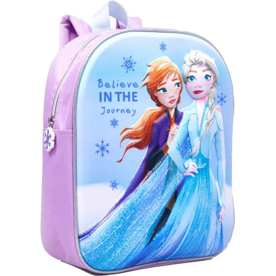 Load image into Gallery viewer, Disney Frozen rugzak 3D junior 8 liter lichtblauw lila
