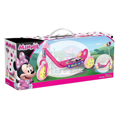 Minnie Mouse 3-Wheel Kids Scooter Girls Foot Brake Pink/Yellow