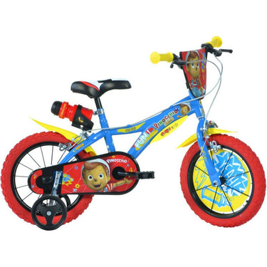 Dino Pinocchio 16 Inch 27 cm Jongens Knijprem Blauw Rood