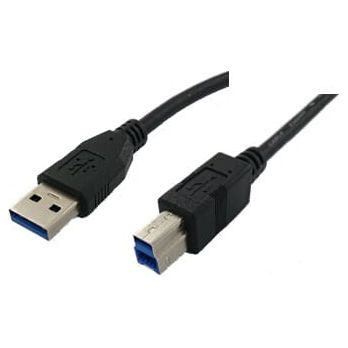 Huismerk usb3.0 a naar usb3.0 b kabel 2 meter zwart