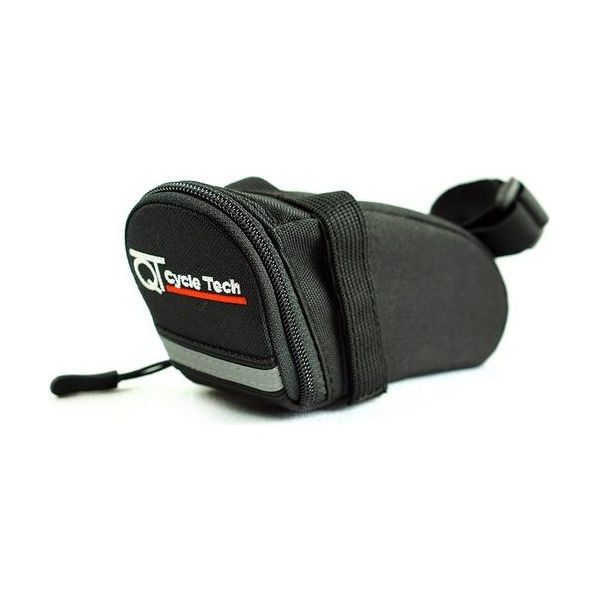 saddle bag 600 ml nylon black