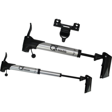 Qtcycletech Qt mini pomp leon dv sv av 23 cm met houder blister 1304430