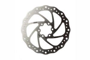 brake disc 160 mm 6 holes steel silver