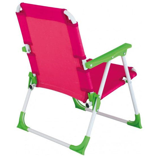 Eurotrail Campingstoel Nicky junior 46 cm polyester staal roze