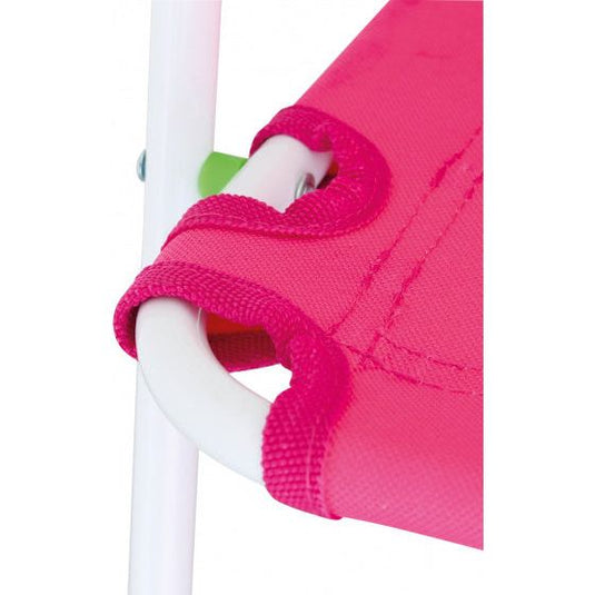 Eurotrail Campingstoel Nicky junior 46 cm polyester staal roze