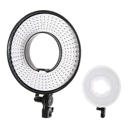 Falcon Eyes Bi-Color LED Ringlamp Dimbaar DVR-300DVC op 230V