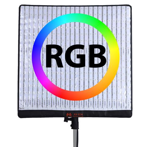 Load image into Gallery viewer, Falcon Eyes Flexibel RGB LED Paneel RX-824-K1 63x63 cm
