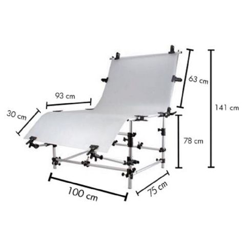 Falcon Eyes Opnametafel ST-1020A 100x200
