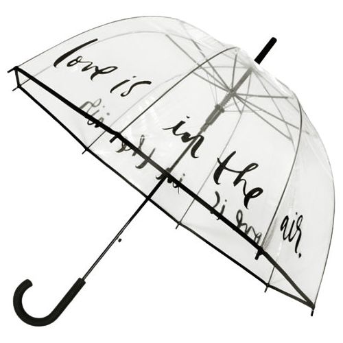 Falconetti Love is in the air koepelparaplu 85 cm transparant