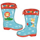 Fisher price Regenlaarzen junior PVC lichtblauw rood maat 24