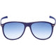 Formula Zonnebril unisex rond cat.4 navy lichtblauw