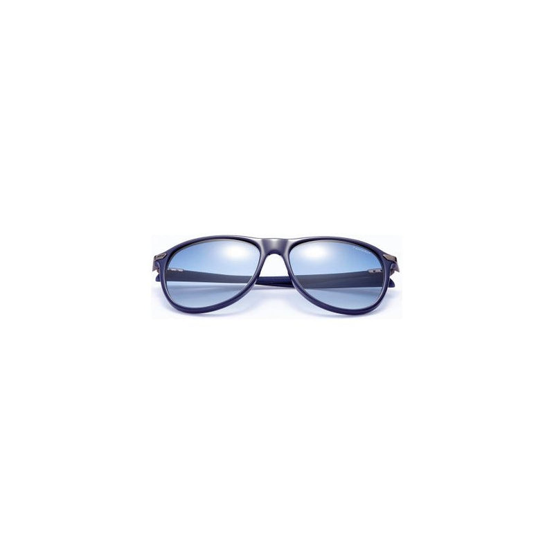 Load image into Gallery viewer, Formula Zonnebril unisex rond cat.4 navy lichtblauw
