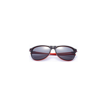 Formula Zonnebril unisex rond cat.4 zwart lichtgrijs