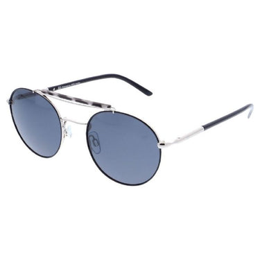 H.i.s Zonnebril unisex 84103 cat. 3 piloot metaal zilver blauw
