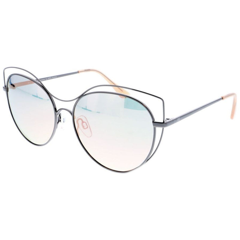 Load image into Gallery viewer, H.i.s Zonnebril gepolariseerd dames vlinder cat. 2. grijs blauw
