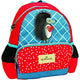 Hallmark Porcupine rugzak junior 11 x 25 x 31 cm rood blauw