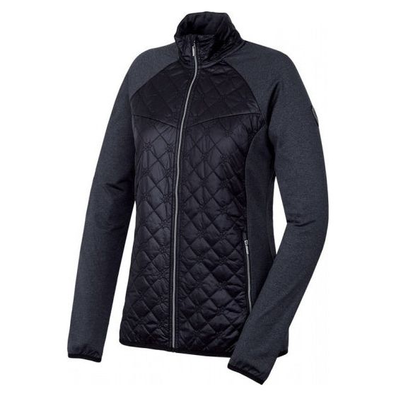 Load image into Gallery viewer, Hannah Outdoorvest Elsa dames polyester donkergrijs maat 36
