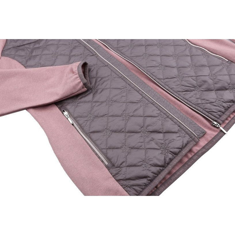 Load image into Gallery viewer, Hannah Outdoorvest Elsa dames polyester roze grijs maat 38
