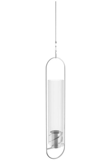 Load image into Gallery viewer, Höfats Spin 90 sfeerlantaarn hangend 120 cm RVS zilver
