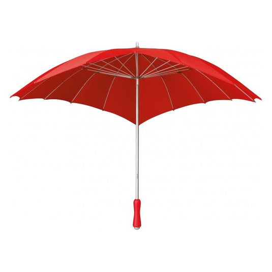 Falcone Paraplu hartvormig 110 cm polyester rood