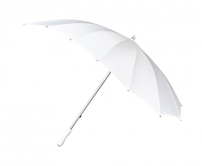 Load image into Gallery viewer, Falcone Paraplu hartvormig 110 cm polyester wit
