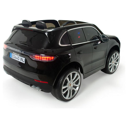 Injusa Porsche Cayenne S Elektrische Kinderauto 12V Zwart