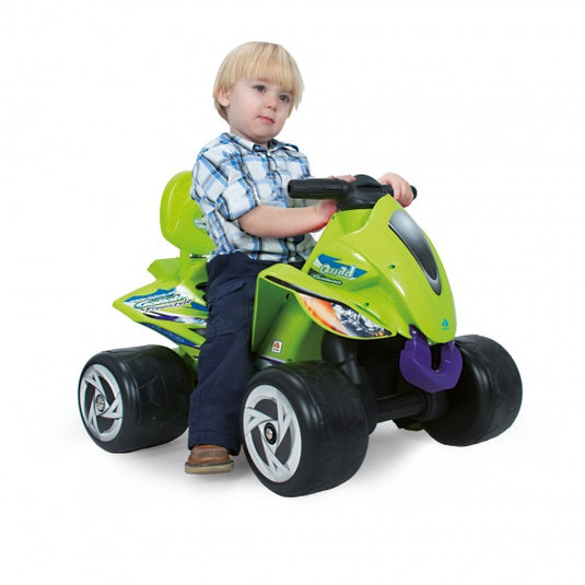 Injusa Loopauto quad 98 cm groen paars