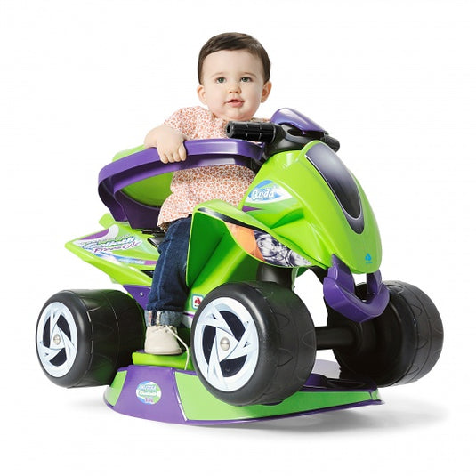 Injusa Loopauto quad 98 cm groen paars