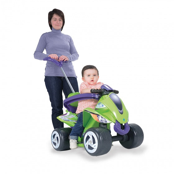 Load image into Gallery viewer, Injusa Loopauto quad 98 cm groen paars
