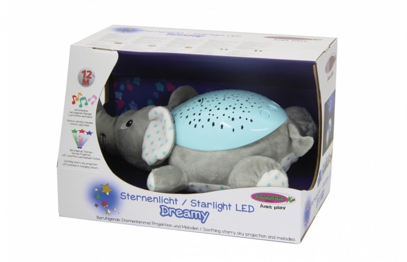 Load image into Gallery viewer, Jamara Dreamy Elephant nachtlamp led 32 cm grijs blauw
