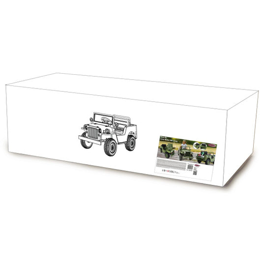 Jamara Willys MB Jeep 12V accuvoertuig legergroen