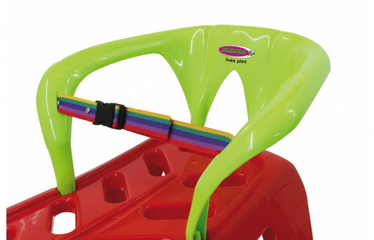 Jamara Snow Star slee met rugleuning 90 cm rood