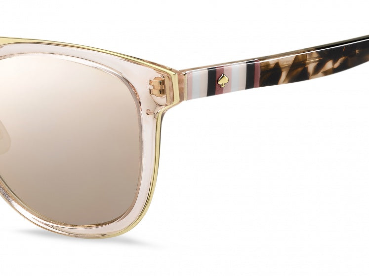 Load image into Gallery viewer, Kate spade Zonnebril Jalicia dames spiegelend roze
