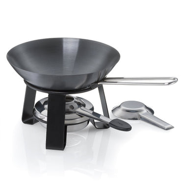 Kela Joy mini wok met rechaud Ø 18 cm zwart