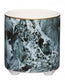 Kitchencraft Bloempot 10 x 5 cm keramiek blauw