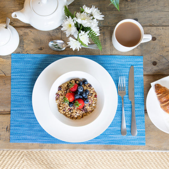 Load image into Gallery viewer, Kitchencraft Placemat 30 x 45 cm PVC polyester blauw paars
