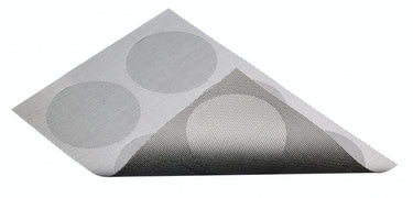 Kitchencraft Placemat 30 x 45 cm PVC polyester zilvergrijs