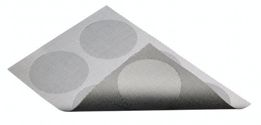 Kitchencraft Placemat 30 x 45 cm PVC polyester zilvergrijs